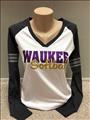 Ladies Long Sleeve V Neck Tee